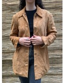 Vintage suede δερμάτινο τζάκετ M