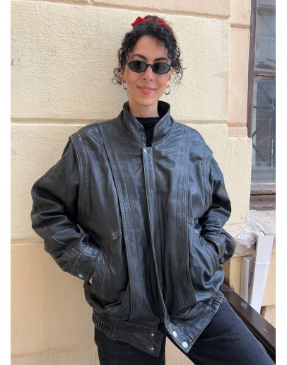 Vintage leather jacket M
