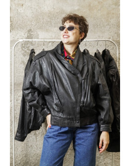 Vintage leather jacket M
