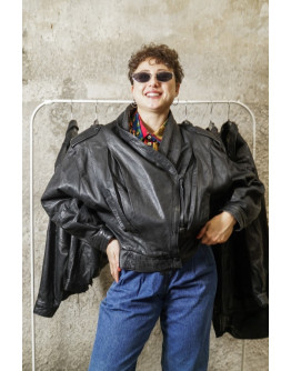 Vintage leather jacket M