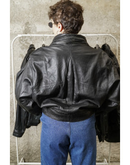 Vintage δερμάτινο τζάκετ M