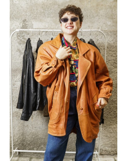 Vintage leather jacket M