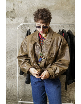 Vintage unisex δερμάτινο jacket M