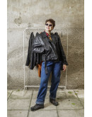 Vintage leather jacket L