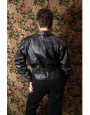 Vintage biker δερμάτινο τζάκετ M