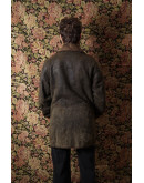 Vintage shearling δερμάτινο τζάκετ M