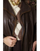 Vintage δερμάτινη καπαρντίνα M