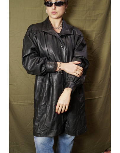 Vintage δερμάτινο τζάκετ M