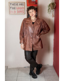 Vintage δερμάτινο τζάκετ L