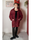 Vintage suede δερμάτινο τζάκετ XL