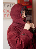 Vintage suede δερμάτινο τζάκετ XL