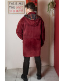 Vintage suede δερμάτινο τζάκετ XL