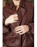 Vintage leather jacket M