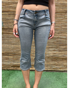 Vintage denim Lee Υ2Κ capri παντελόνι S-M