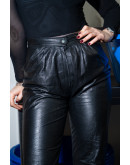 Vintage δερμάτινο παντελόνι S