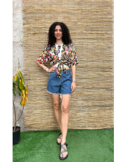 Vintage denim shorts S