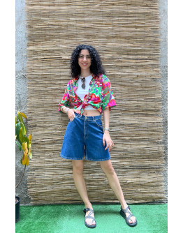 Vintage denim βερμούδα M