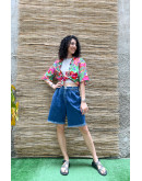 Vintage denim βερμούδα M