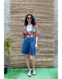 Vintage denim βερμούδα Lee M