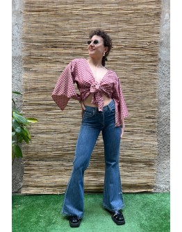 Vintage denim παντελόνι καμπάνα Miss Denim M