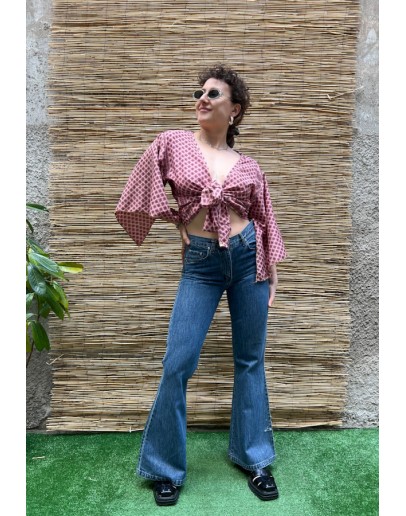 Vintage denim παντελόνι καμπάνα Miss Denim M