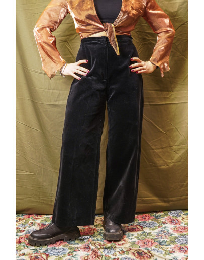 Vintage velvet pants M