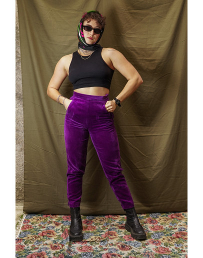 Vintage velvet pants Βenetton S