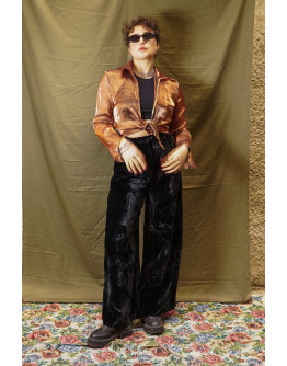 Vintage velvet pants M