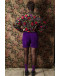 Vintage velvet purple pants M