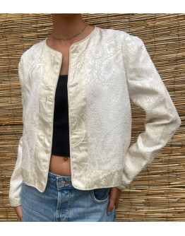 Vintage blazer with embroidery M