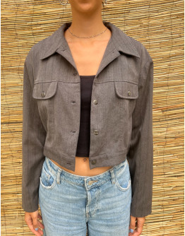 Vintage striped blazer M