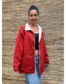 Vintage double faced jacket με κεντημένες λεπτομέριες XL