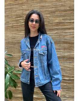 Vintage Planet Hollywood denim jacket L