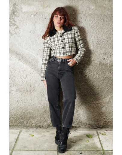 Vintage woolen blazer M
