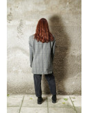 Vintage μάλλινο καρό σακάκι 