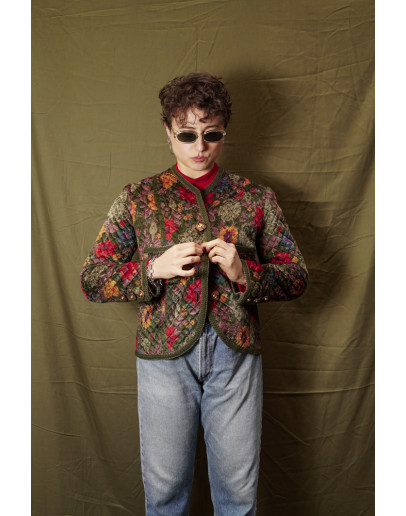 Vintage velvet jacket L