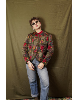 Vintage βελούδινo καπιτον΄ε σακάκι L