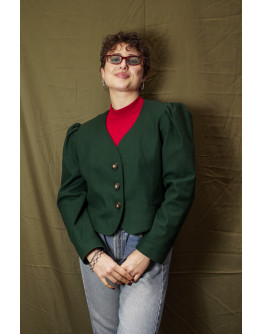 Vintage μάλλινο tyrol σακάκι L