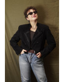 Vintage cropped σακάκι M-L