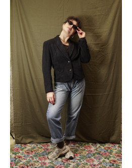 Vintage wollen blazer L