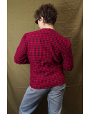 Vintage wollen plaid blazer L