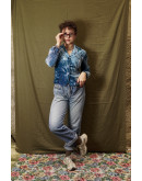 Vintage velvet jacket S