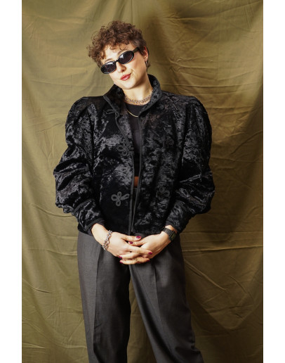 Vintage velvet jacket M