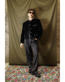 Vintage velvet jacket L-XL