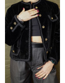 Vintage velvet jacket L-XL