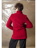 Vintage βελούδινo κόκκινο σακάκι S