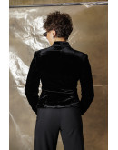 Vintage asian velvet jacket S