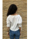 Vintage λευκό top M