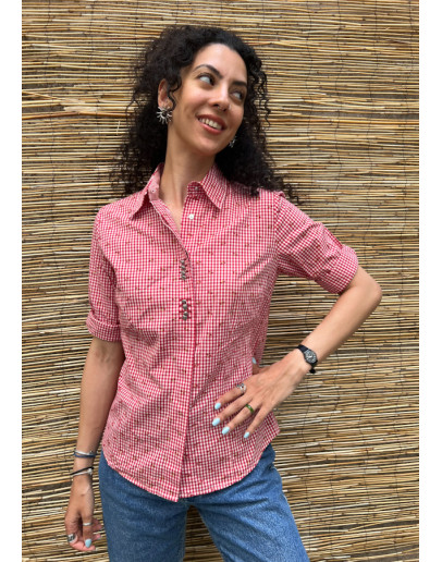 Vintage καρό top S