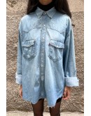 Vintage unisex denim πουκάμισο Levi's XL
